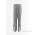 Pantalón elástico ponty gris jaspeado